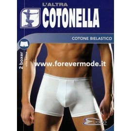 6 Boxer da uomo Cotonella in cotone elasticizzato a vita bassa con elastico esterno basso 2