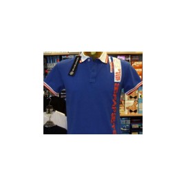 Polo uomo Papeete con logo e scritta stampata laterale 2