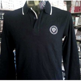 Polo uomo Baci & Abbracci logo frontale e stampa sul collo 2