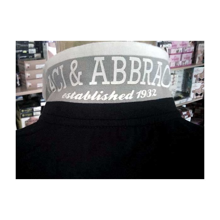Polo uomo Baci & Abbracci logo frontale e stampa sul collo