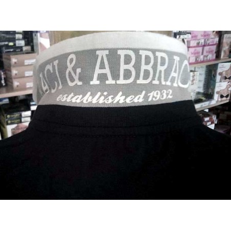 Polo uomo Baci & Abbracci logo frontale e stampa sul collo