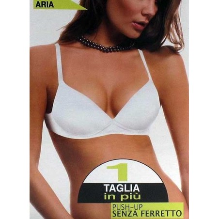 Reggiseno donna GianMarcoVenturi microfibra imbottita + 1 taglie