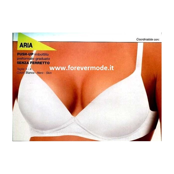 Reggiseno donna GianMarcoVenturi microfibra imbottita + 1 taglie