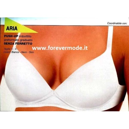 Reggiseno donna GianMarcoVenturi microfibra imbottita + 1 taglie