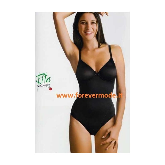Body donna Rita con ferretto e non imbottito a controllo leggero
