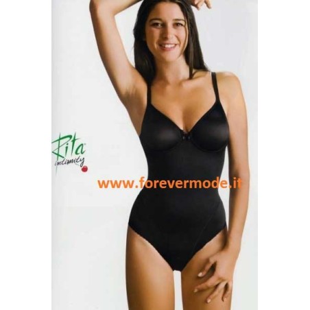 Body donna Rita con ferretto e non imbottito a controllo leggero