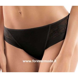 Slip donna SieLei microfibra senza cuciture con ricami jaquard