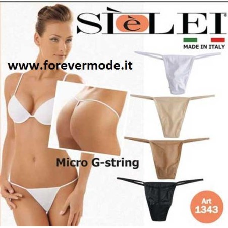 Perizoma donna SieLei con stringhe sottili ed elastici tubolari