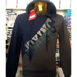 Felpa uomo Boxing bicolore con logo stampato e cappuccio