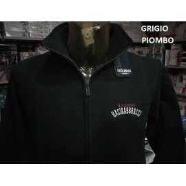 Felpa uomo Baci & Abbracci con piccolo logo ricamato e tasche 2