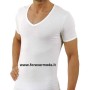 3 T-Shirt uomo Axiom manica corta con scollo a V largo in cotone elasticizzato