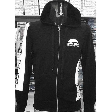 Felpa uomo Papeete con logo frontale, laterale e sulla manica