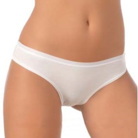 3 Slip donna Jadea vita bassa in cotone, elastico antisegno