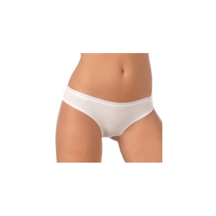 3 Slip donna Jadea vita bassa in cotone, elastico antisegno