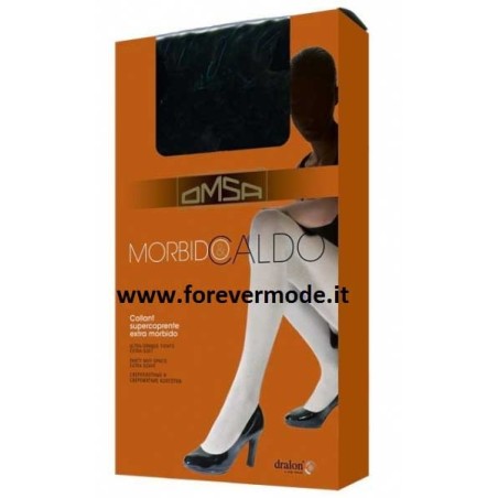 Collant donna Omsa coprente effetto lana, con tassello