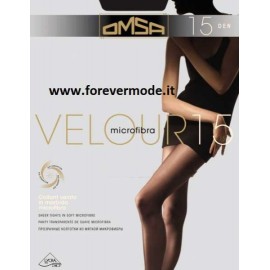 2 Collant donna Omsa microfibra tuttonudo velato tassello cotone