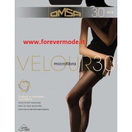 2 Collant donna Omsa microfibra tuttonudo con tassello in cotone