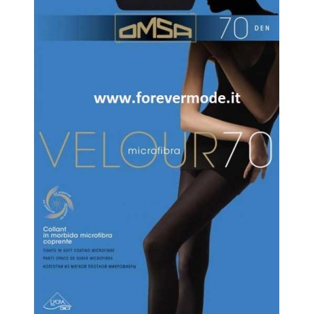 2 Collant donna Omsa microfibra coprente con tassello in cotone
