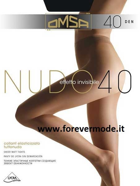 Collant donna Omsa 40den, tuttonudo invisibile con tassello