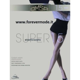 5 Collant donna Omsa elasticizzato 15den pratico e conveniente