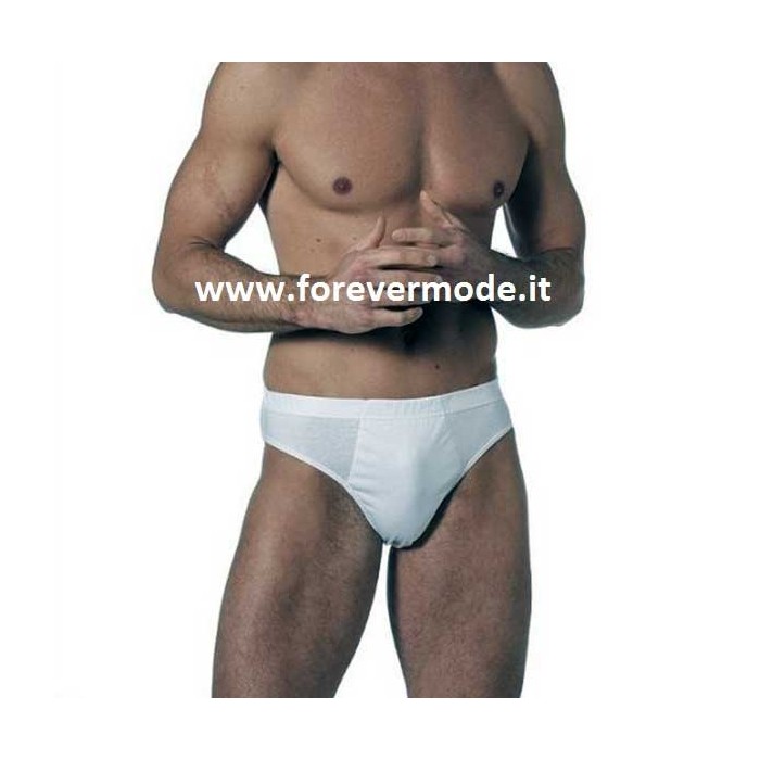 3 Slip uomo Nottingham cotone mercerizzato con elastico infilato