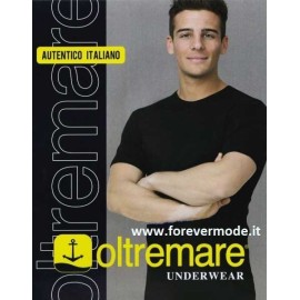 4 T-shirt uomo Oltremare girocollo in caldo cotone felpato 2