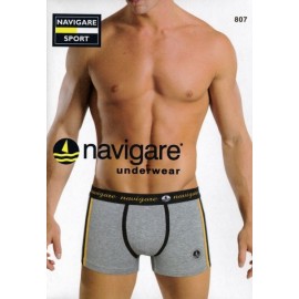3 Boxer uomo Navigare in cotone elasticizzato con logo e bande