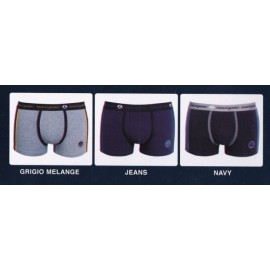 3 Boxer uomo Navigare in cotone elasticizzato con logo e bande 2