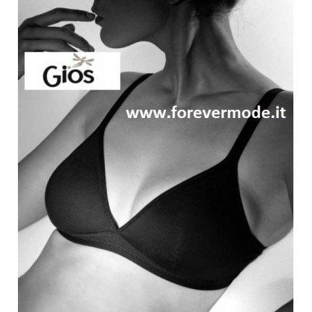 Reggiseno donna Gios senza ferretto non imbottito in cotone