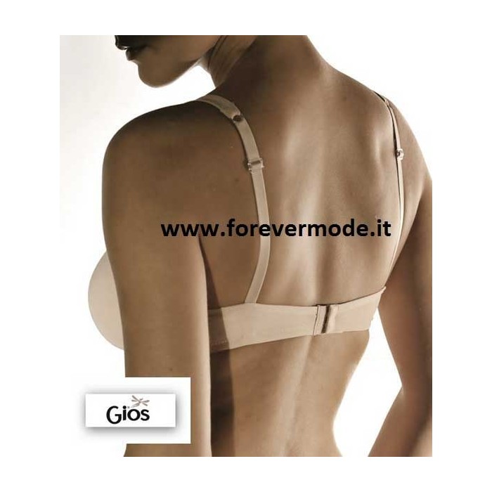 Reggiseno donna Gios con ferretto in microfibra traspirante senza imbottitura