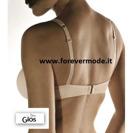 Reggiseno donna Gios con ferretto in microfibra traspirante senza imbottitura