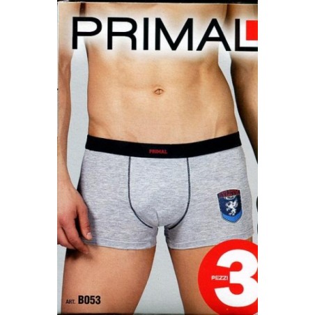 3 Boxer uomo Primal in cotone elasticizzato con elastico loggato