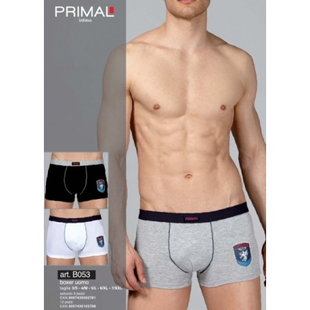 3 Boxer uomo Primal in cotone elasticizzato con elastico loggato