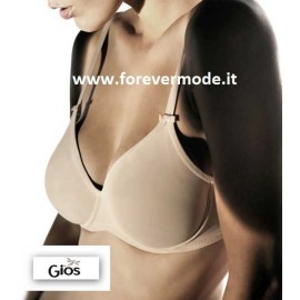 Reggiseno donna Gios senza ferretto non imbottito in microfibra traspirante