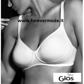 Reggiseno donna Gios con coppe in doppio tessuto cotone e scollo a V art Melissa