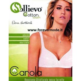 Reggiseno donna Infiore in cotone senza ferretto spalline comode 2