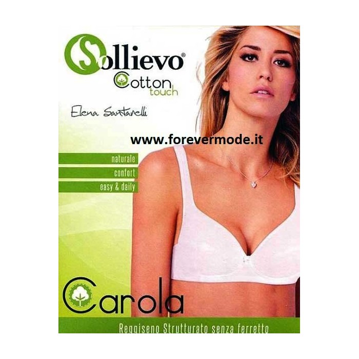 Reggiseno donna Infiore in cotone senza ferretto spalline comode