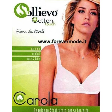 Reggiseno donna Infiore in cotone senza ferretto spalline comode