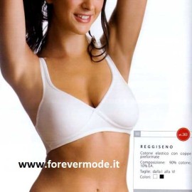 Reggiseno donna Rita o Gios in cotone coppe preformate e doppiate 2