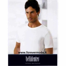 3 T-shirt uomo Bellidentro manica corta a girocollo in caldo cotone felpato invernale