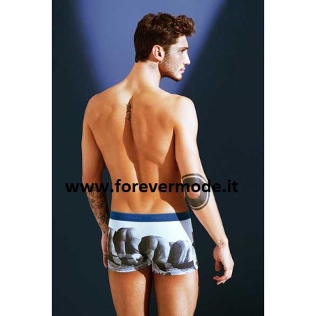 3 Boxer uomo Primal in cotone fantasia ed elastico loggato