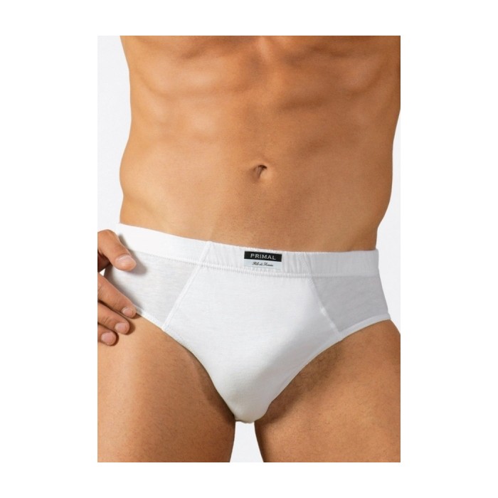 3 Slip uomo Primal in cotone mecerizzato con elastico interno