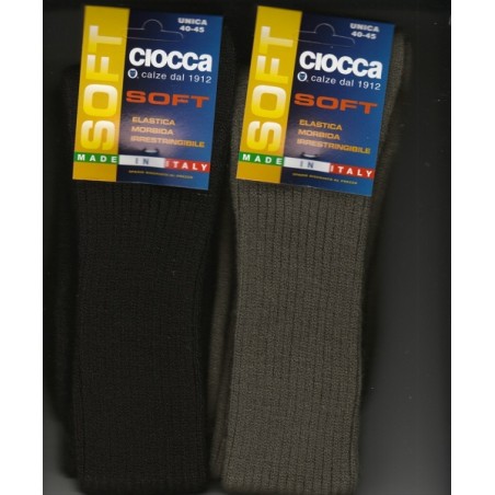 6 Calzettoni uomo Ciocca lunghe in morbida e calda piuma