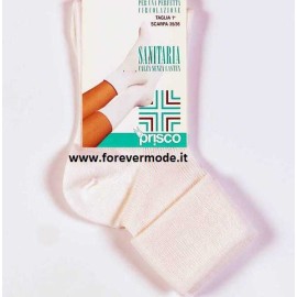 3 Paia di Calze donna Prisco corte in lana senza elastico della linea Sanitaria