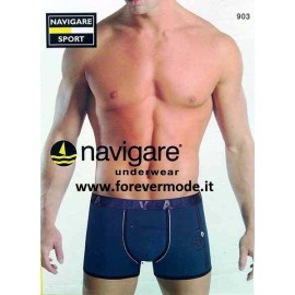 3 Boxer uomo Navigare in cotone con elastico logato e bande