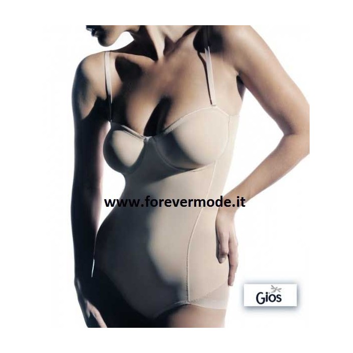 Body donna Gios Shape con ferretto e non imbottito a fascia