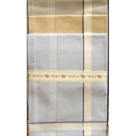 Fazzoletti uomo K2 tinta unita con righe vicino ai bordi