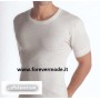 T-Shirt uomo Alpina manica corta a girocollo in pura lana vergine