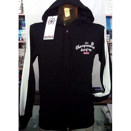 Felpa uomo Guru con logo stampato, riga sulla manica a contrasto Felpa uomo Guru con logo stampato, riga sulla manica a contrasto