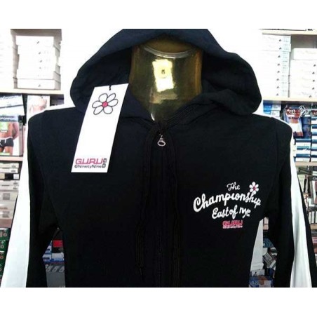 Felpa uomo Guru con logo stampato, riga sulla manica a contrasto Felpa uomo Guru con logo stampato, riga sulla manica a contrasto